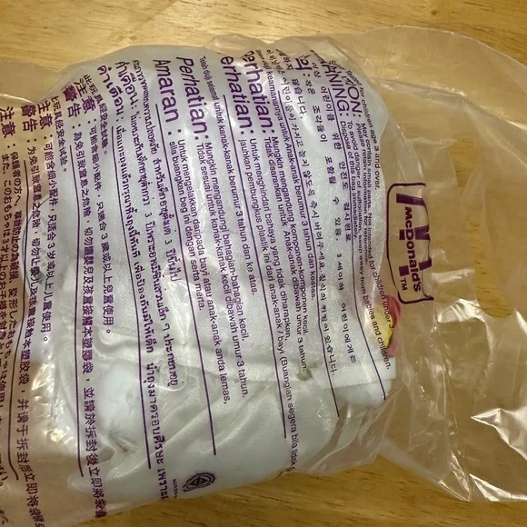 HELLO KITTY Dear Daniel WEDDING GOWN 6" Plush Toy McDonalds RARE MINT 2000 McD - Picture 4 of 7